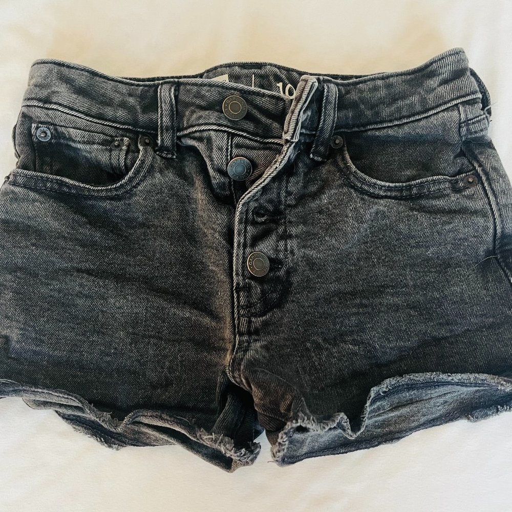 kid girls high rise shorts